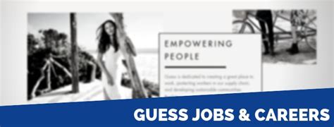 empleo guess|careers in guess.